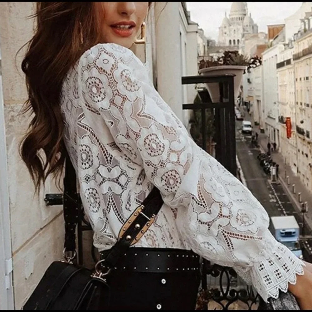 💥🔥CLEARANCE SALE🌟⚡️ENGLISH LACE Boho Top-LAST ✌️